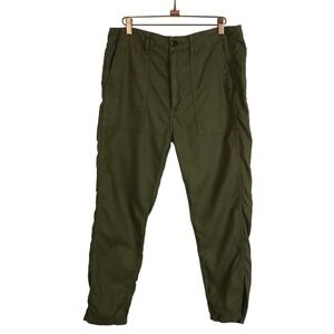 The GREAT Army Green Chino Button Fly Pants SZ 27